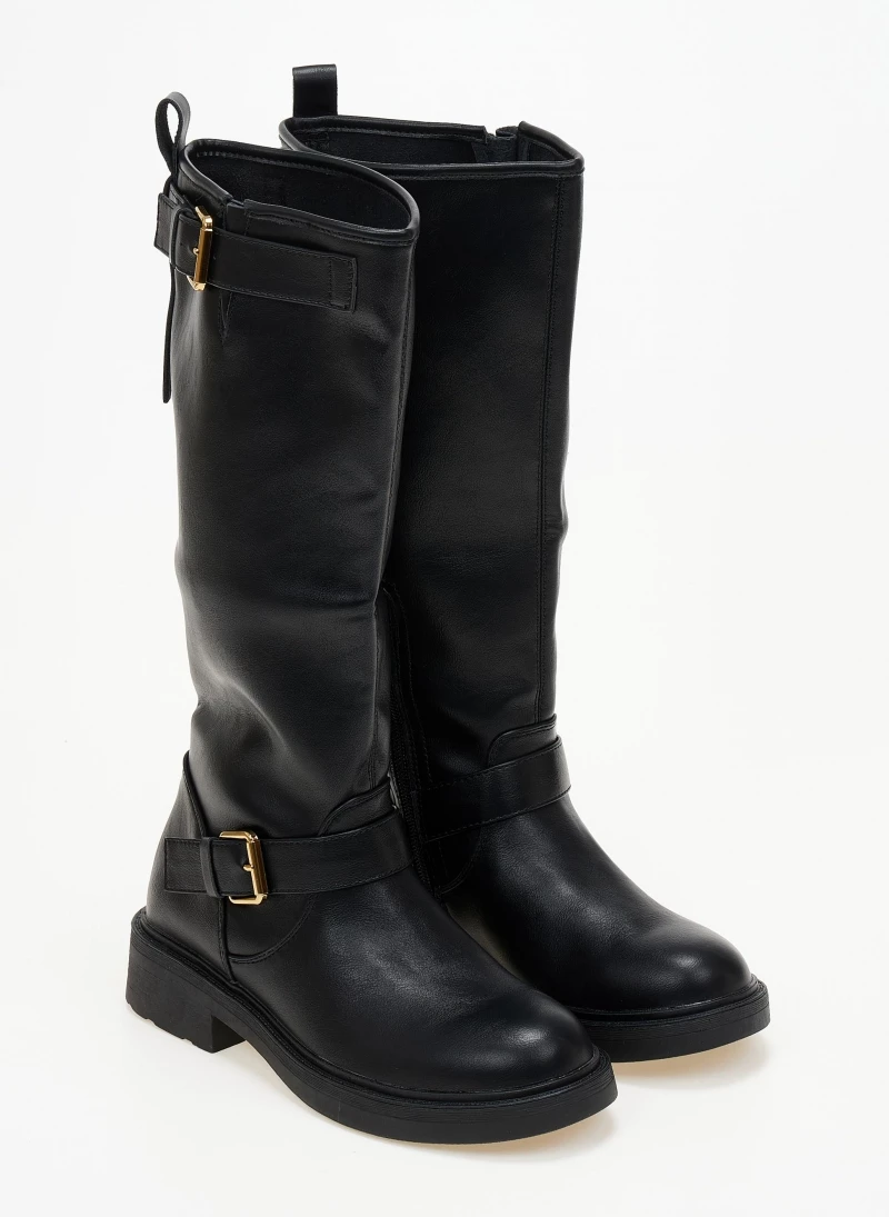 The Fashion Project Μπότες με ζωνάκια - Μαύρο - Image 3