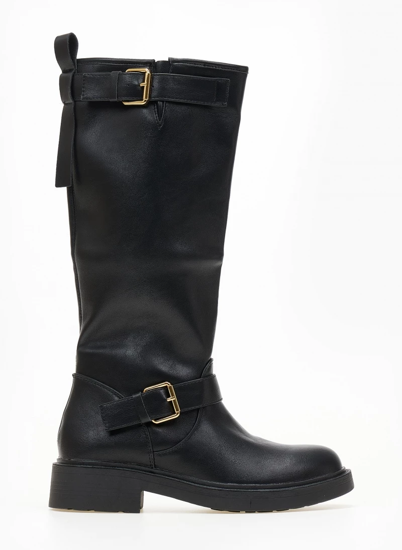 The Fashion Project Μπότες με ζωνάκια - Μαύρο - Image 2