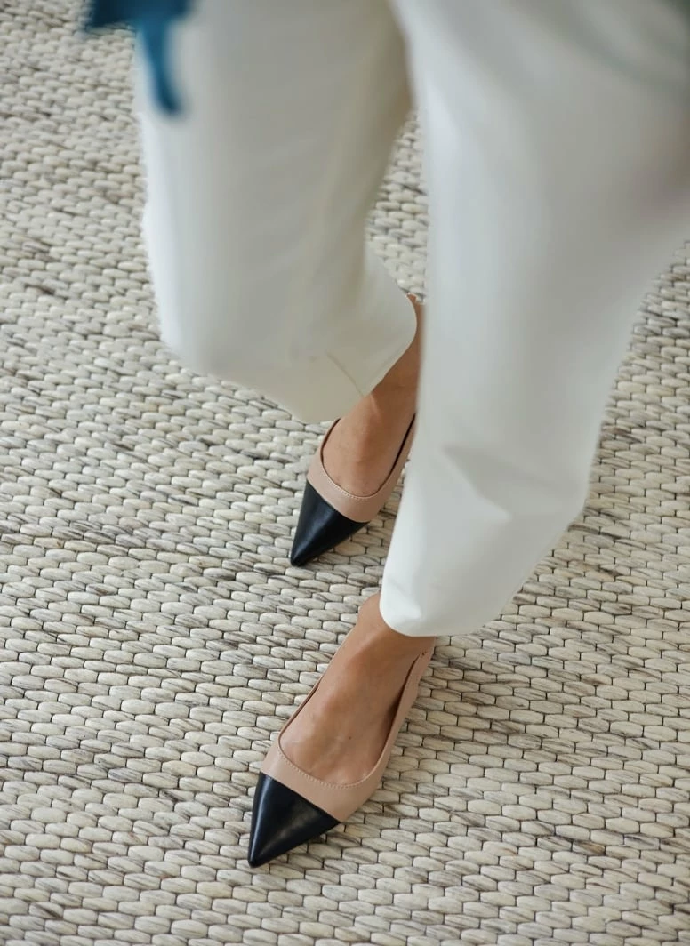 The Fashion Project Μπαλαρίνες μυτερές με λουράκι - Μπεζ - Image 9