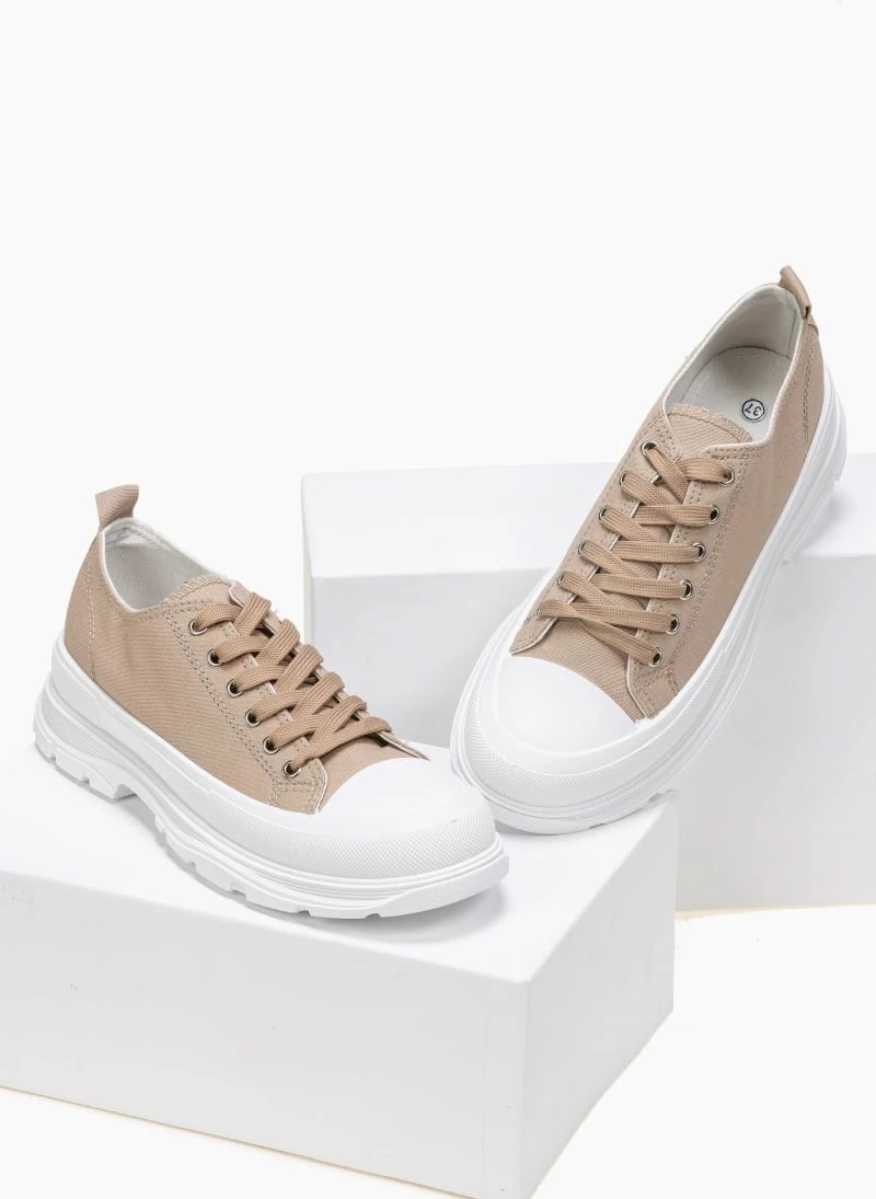 The Fashion Project Sneakers πάνινα με ιδιαίτερη σόλα - Πούρο - Image 3