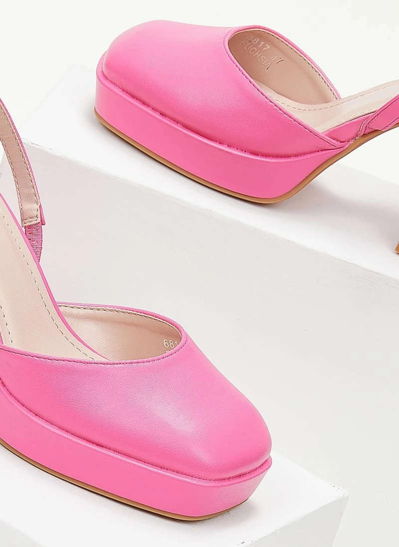 The Fashion Project Γόβες με φιάπα - Φούξια - Image 3