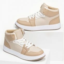 The Fashion Project Sneakers μποτάκια με Suede λεπτομέρειες - Πούρο