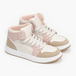 The Fashion Project Sneakers μποτάκια με Suede λεπτομέρειες - Ροζ