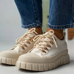 The Fashion Project Sneakers Chunky Suede - Μπεζ