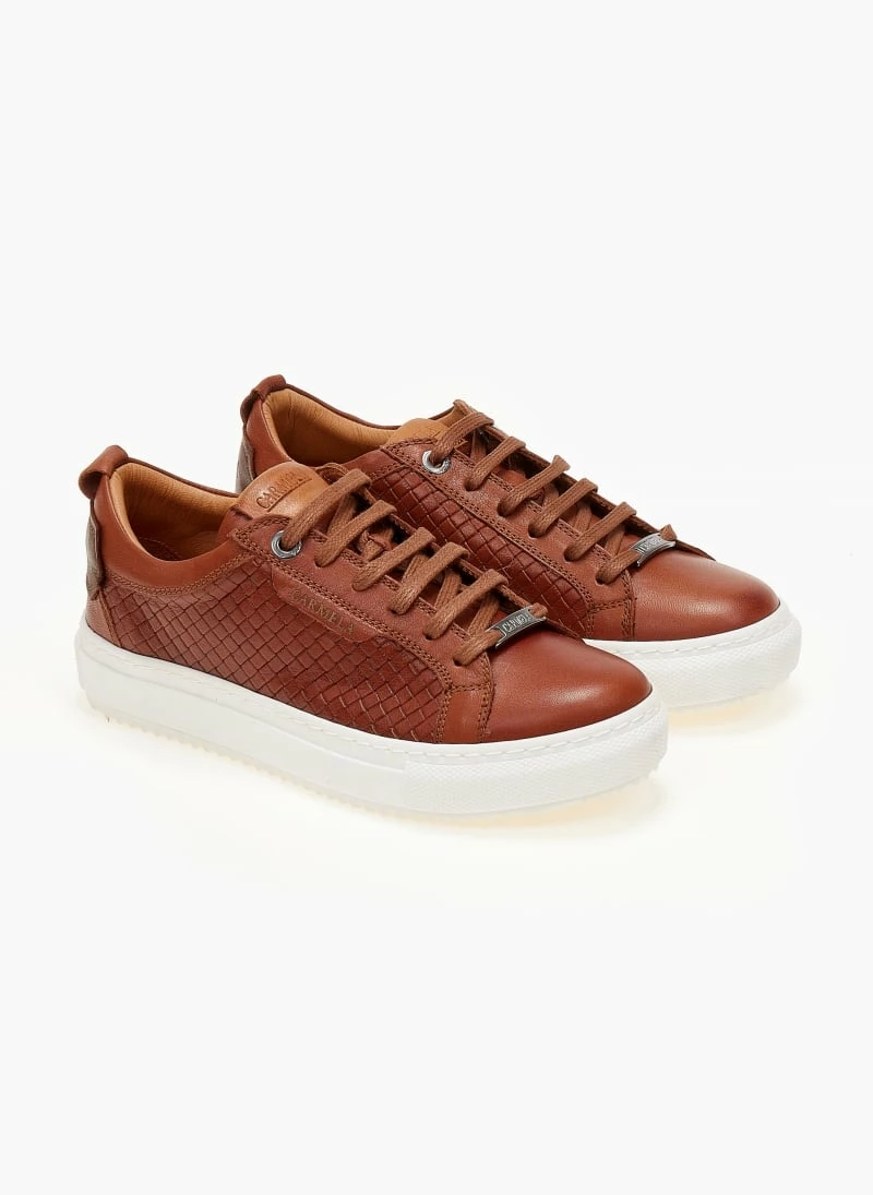 Sneakers δερμάτινα με Pattern Carmela 160214 - Ταμπά - Image 5