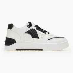 The Fashion Project Sneakers Flatform με διχρωμία στη σόλα - Λευκό/Μαύρο