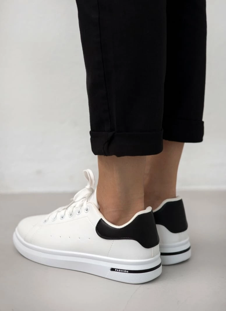 The Fashion Project Sneakers με διχρωμία - Λευκό/Μαύρο