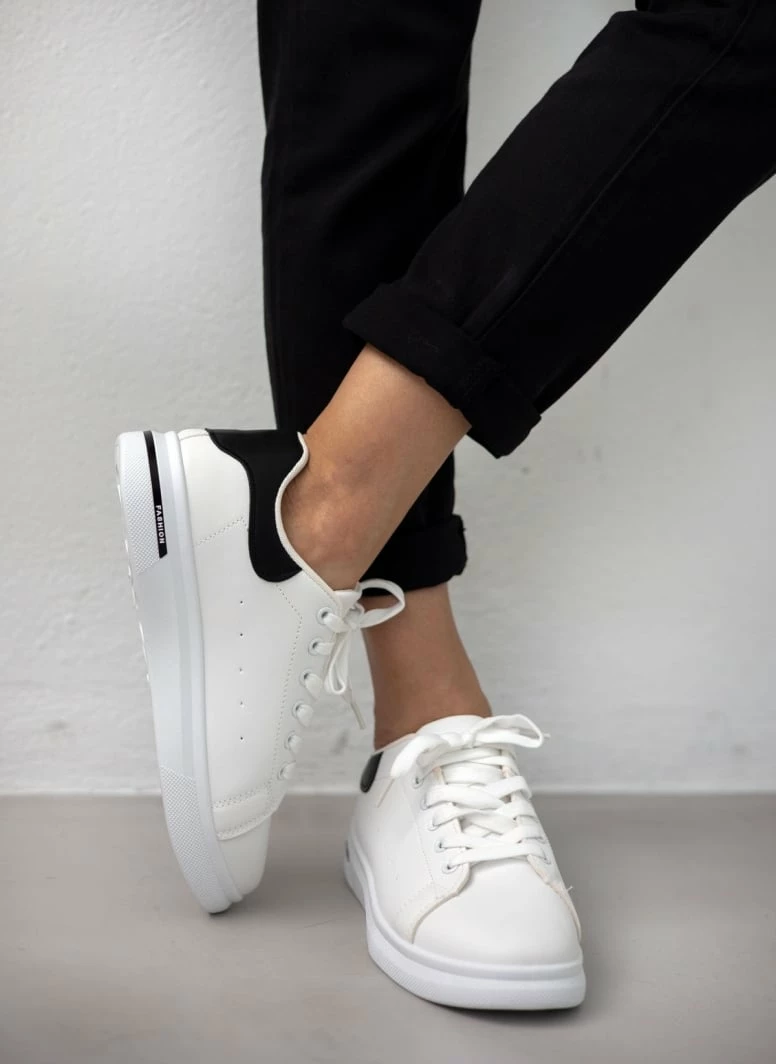 The Fashion Project Sneakers με διχρωμία - Λευκό/Μαύρο - Image 7
