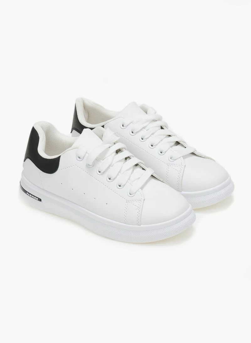 The Fashion Project Sneakers με διχρωμία - Λευκό/Μαύρο - Image 3