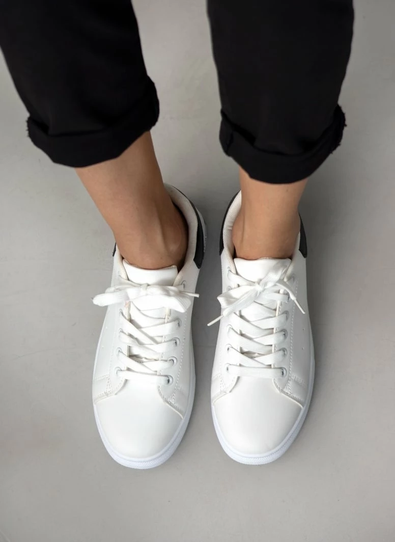 The Fashion Project Sneakers με διχρωμία - Λευκό/Μαύρο - Image 4