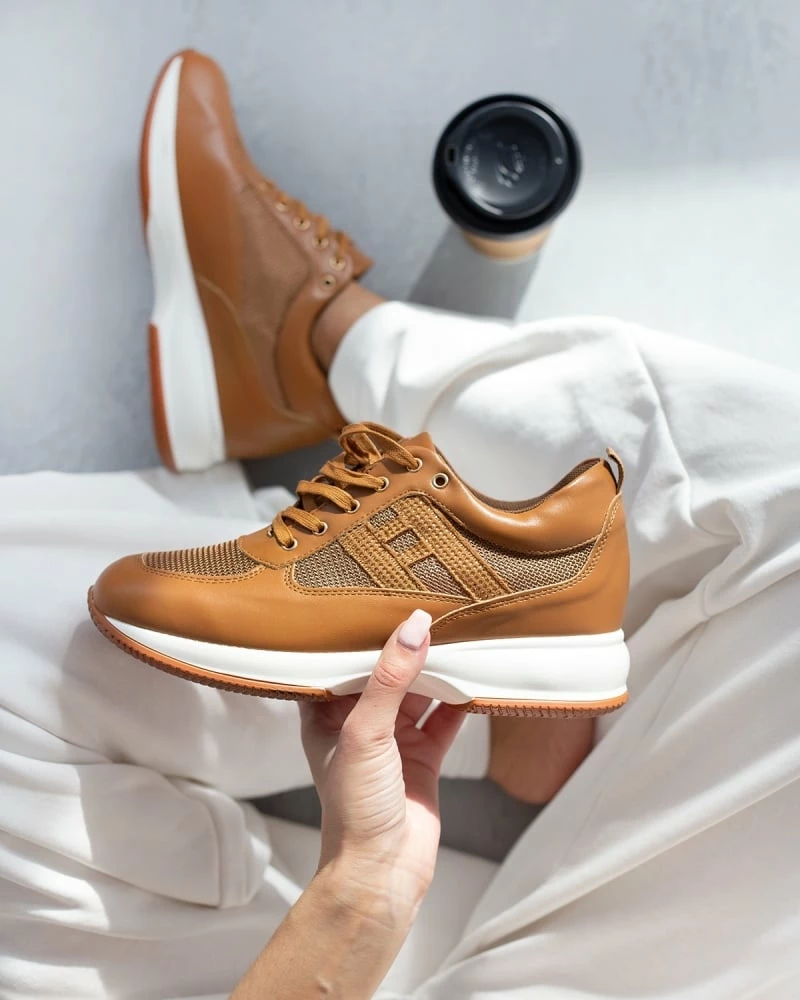 The Fashion Project Sneakers με εσωτερικό τακούνι - Ταμπά - Image 2