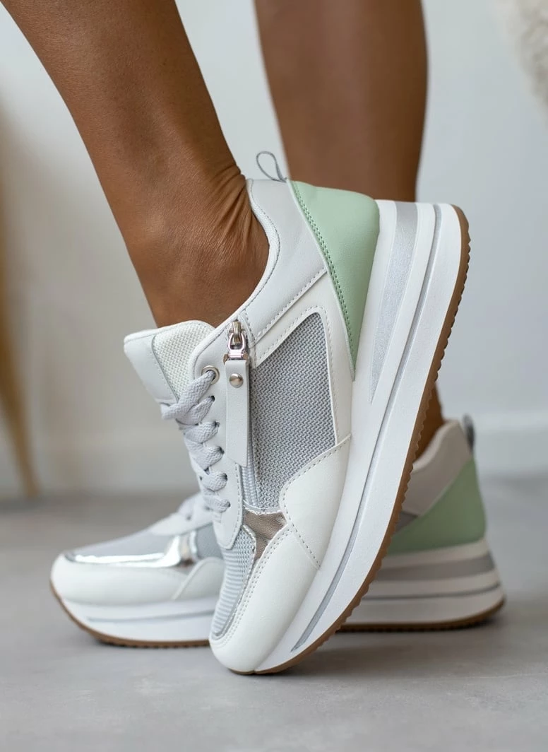 The Fashion Project Sneakers με φερμουάρ - Γκρι