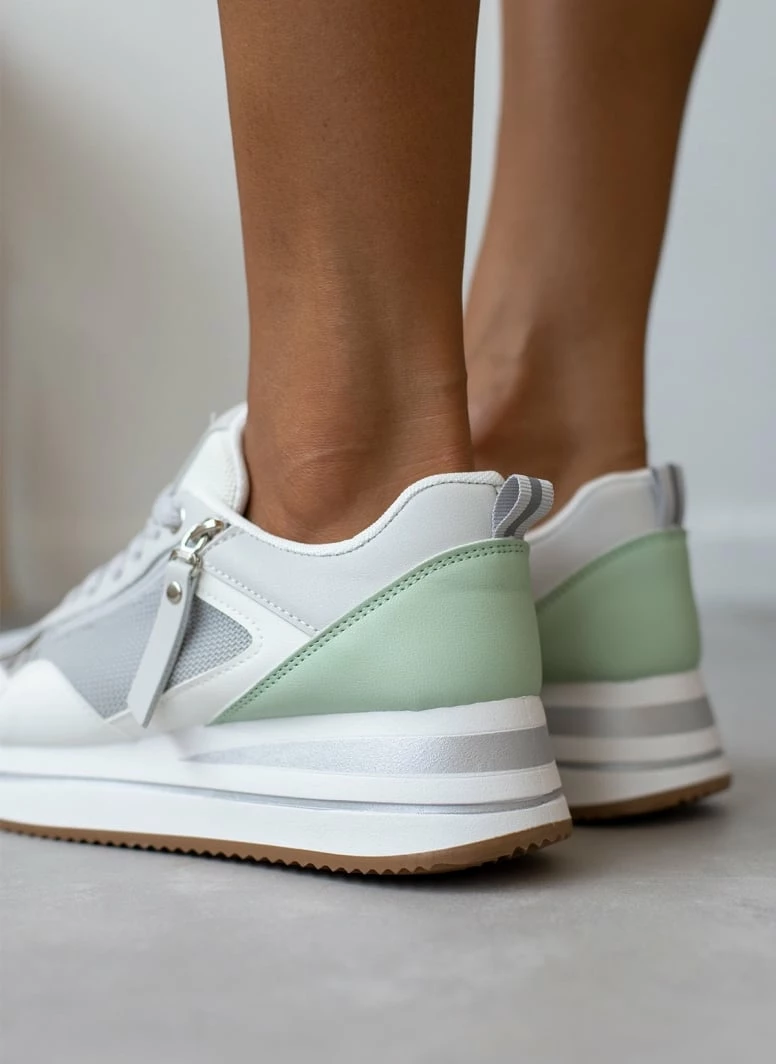 The Fashion Project Sneakers με φερμουάρ - Γκρι - Image 7