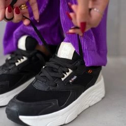 Sneakers Flatforms με Pattern Refresh 170129 - Μαύρο