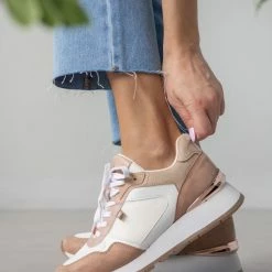 Xti Footwear Sneakers με μεταλλικά στοιχεία Xti 140870 - Nude