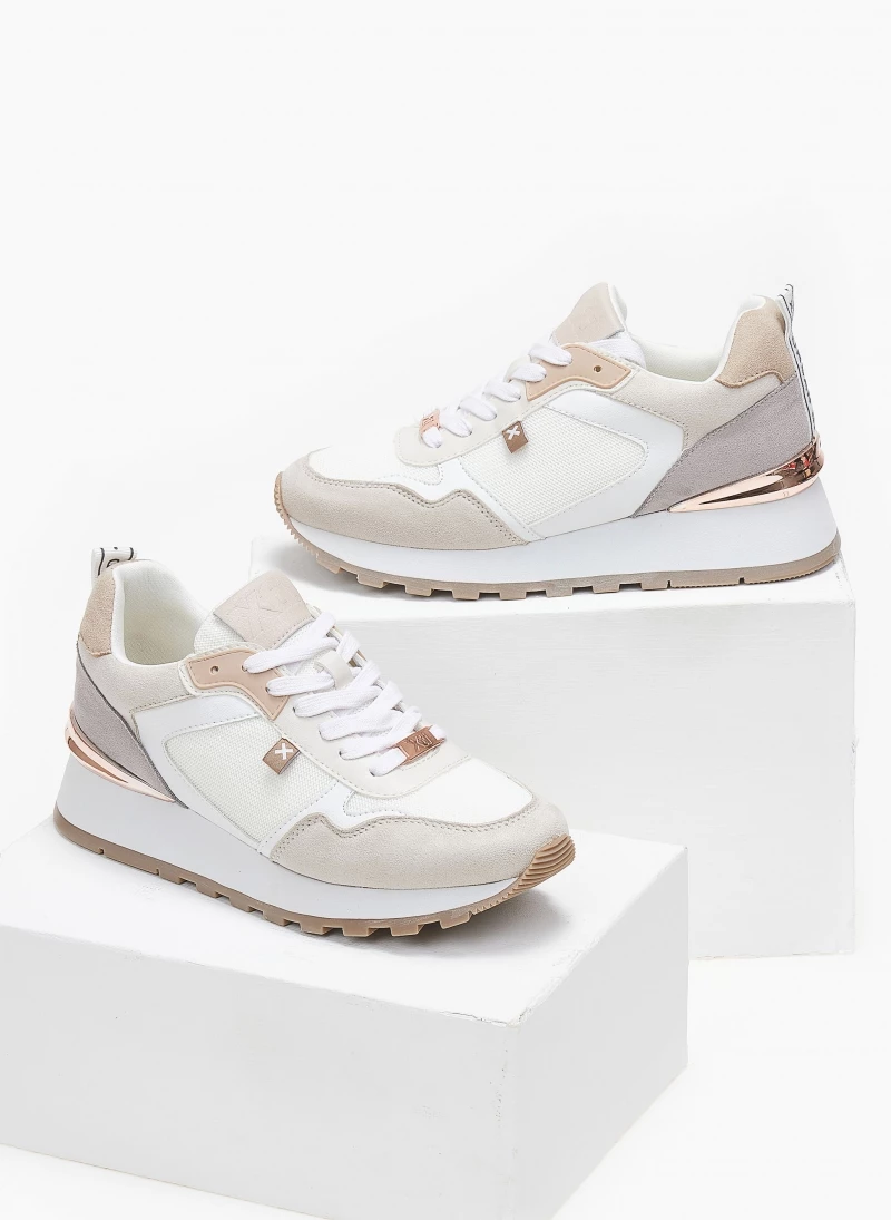 Xti Footwear Sneakers με μεταλλικά στοιχεία Xti 140870 - Πάγου - Image 3