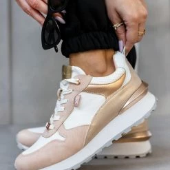 Xti Footwear Sneakers με μεταλλική λεπτομέρεια Xti 140851 - Nude