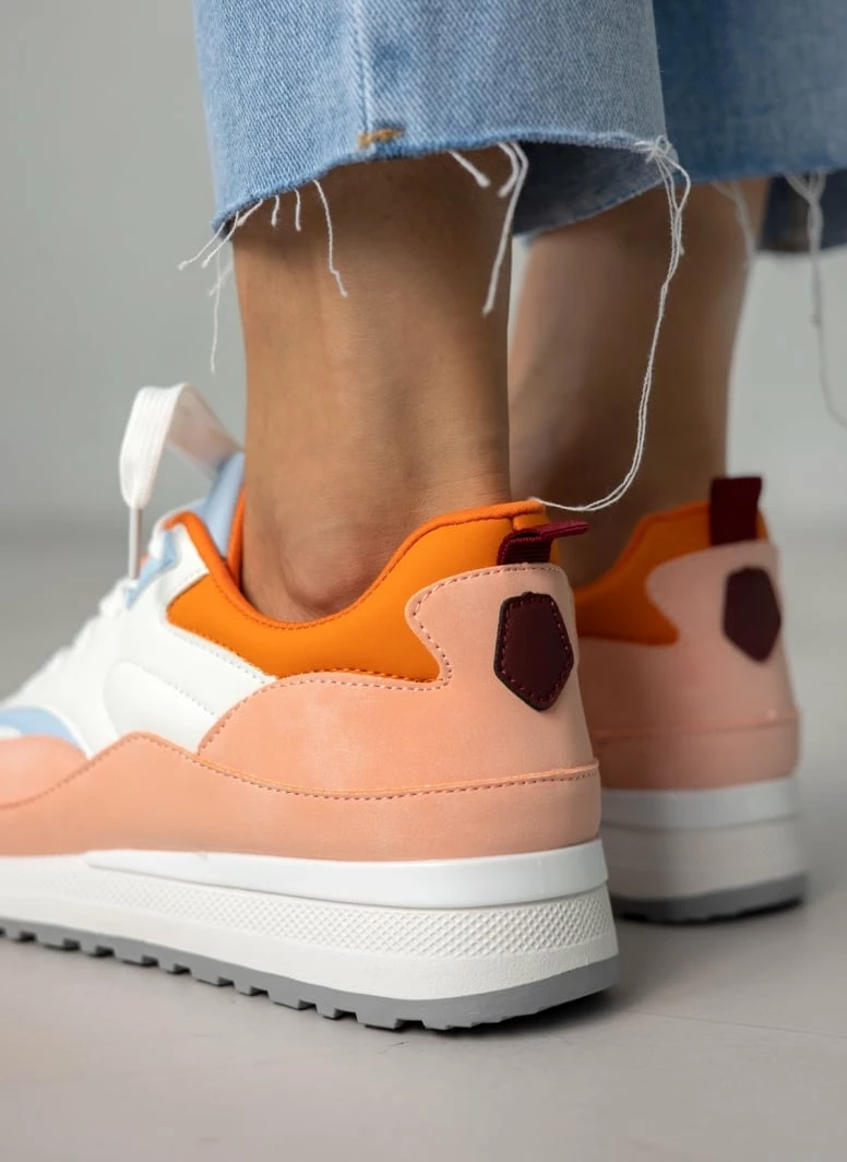 The Fashion Project Sneakers με συνδιασμό χρωμάτων - Ροδακινί - Image 4