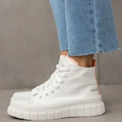 Sneakers μποτάκια πάνινα Refresh 170791 - Λευκό