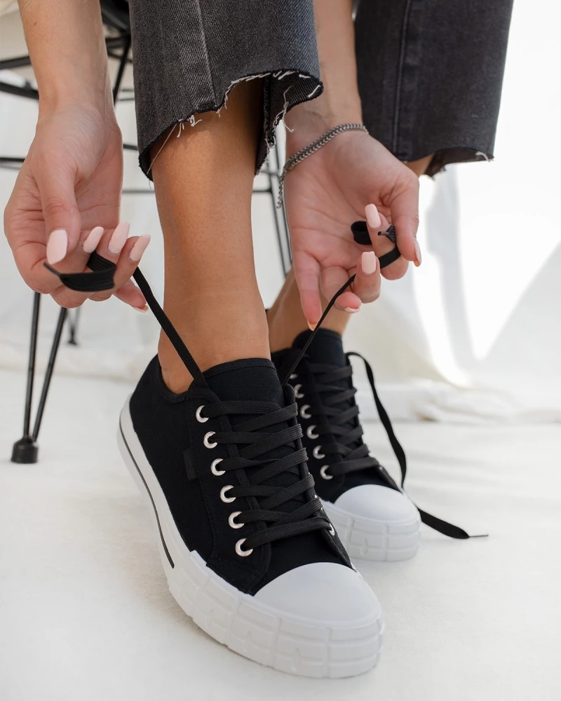 The Fashion Project Sneakers πάνινα - Μαύρο - Image 7