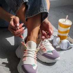 The Fashion Project Sneakers Slip On με Suede λεπτομέρειες - Multi