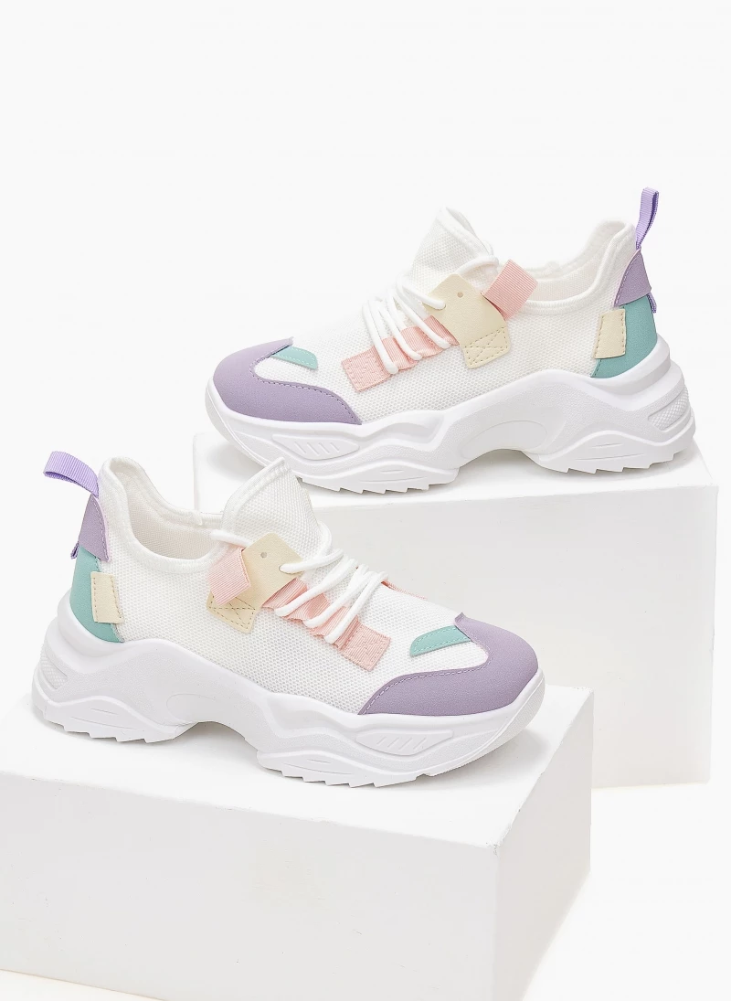 The Fashion Project Sneakers Slip On με Suede λεπτομέρειες - Multi - Image 3