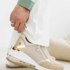 Xti Footwear Sneakers Wedges με αερόσολα Xti 141377 - Μπεζ