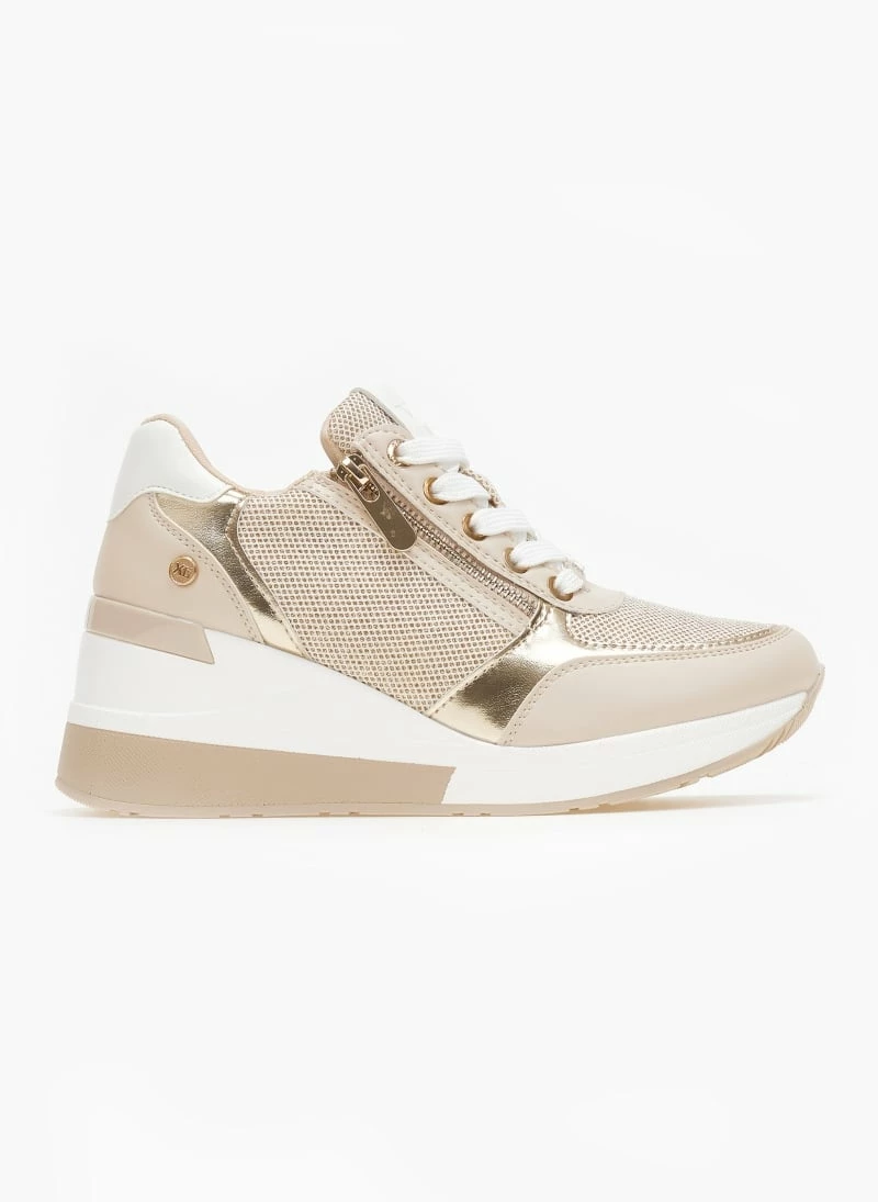 Xti Footwear Sneakers Wedges με φερμουάρ Xti140973 - Χρυσό - Image 2